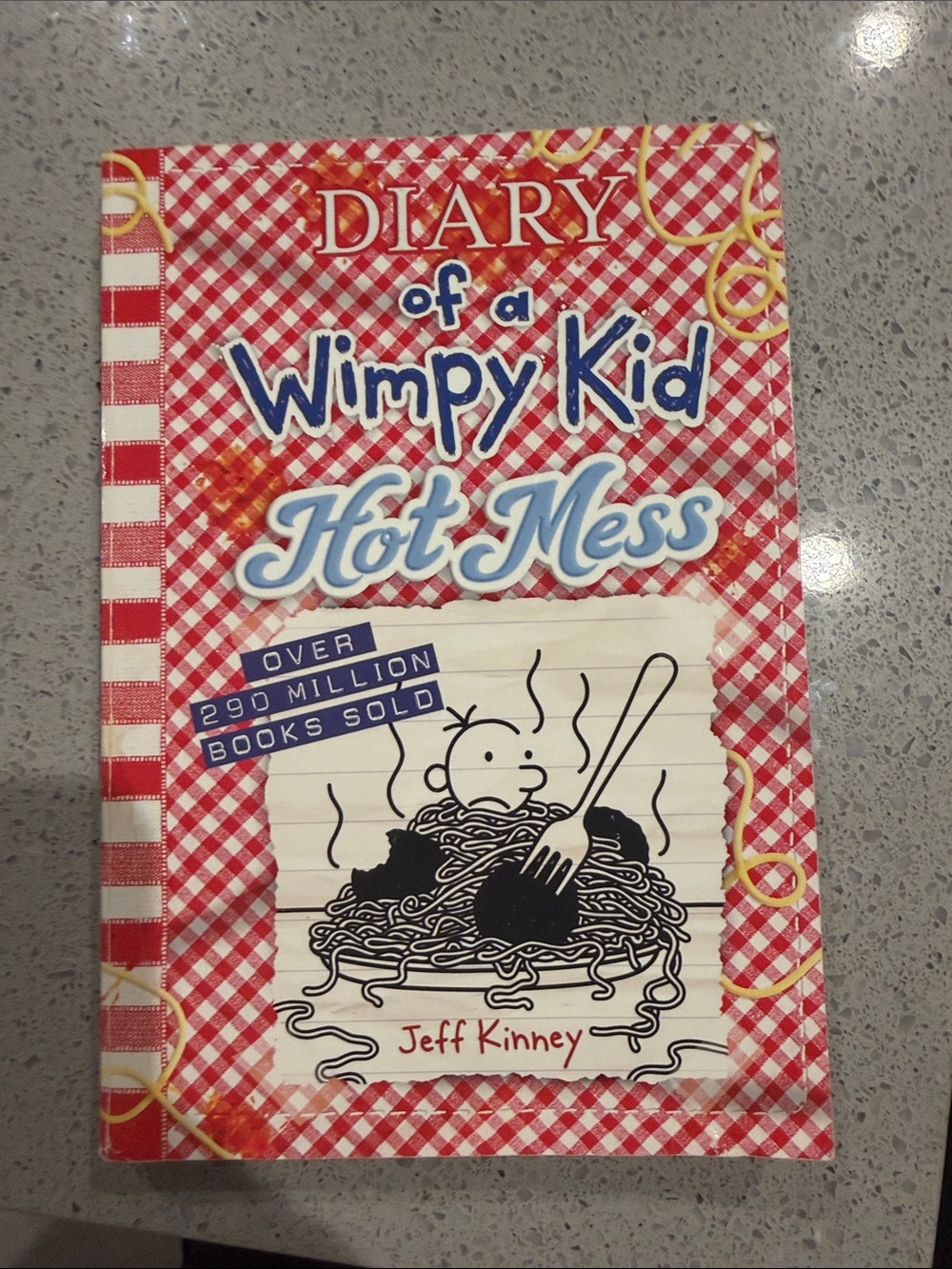 Diary of a Wimpy Kid: Hot Mess - Red Checkered Kids' Book by jeff Kinney